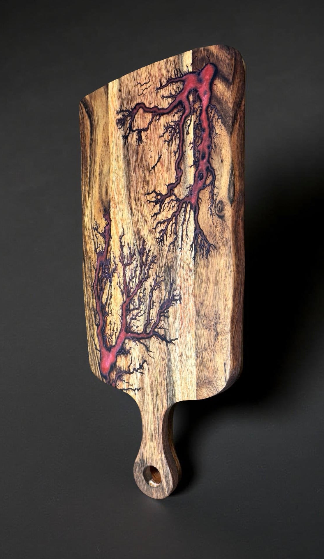 Gourmet resin cheese board premium timber and food grade resin by Fractal Flow Designs