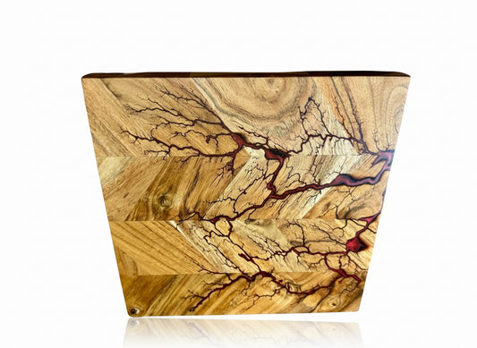 Australian-made resin chopping board, handcrafted in Bairnsdale by Fractal Flow Designs. Premium serving board for cheese, charcuterie, and grazing platters, ideal for gifting and special events