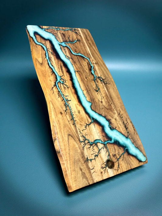 Luxury resin charcuterie board handmade Australian timber grazing platter food safe resin