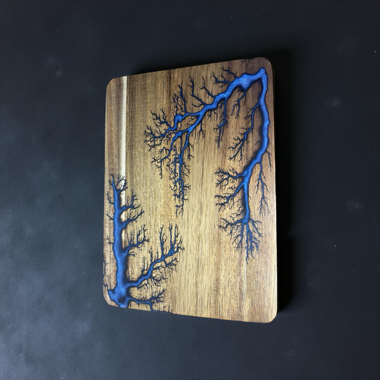 Australian resin chopping board handcrafted in East Gippsland with sustainable timber, food safe resin, premium serving and chopping design for gifting and home kitchens