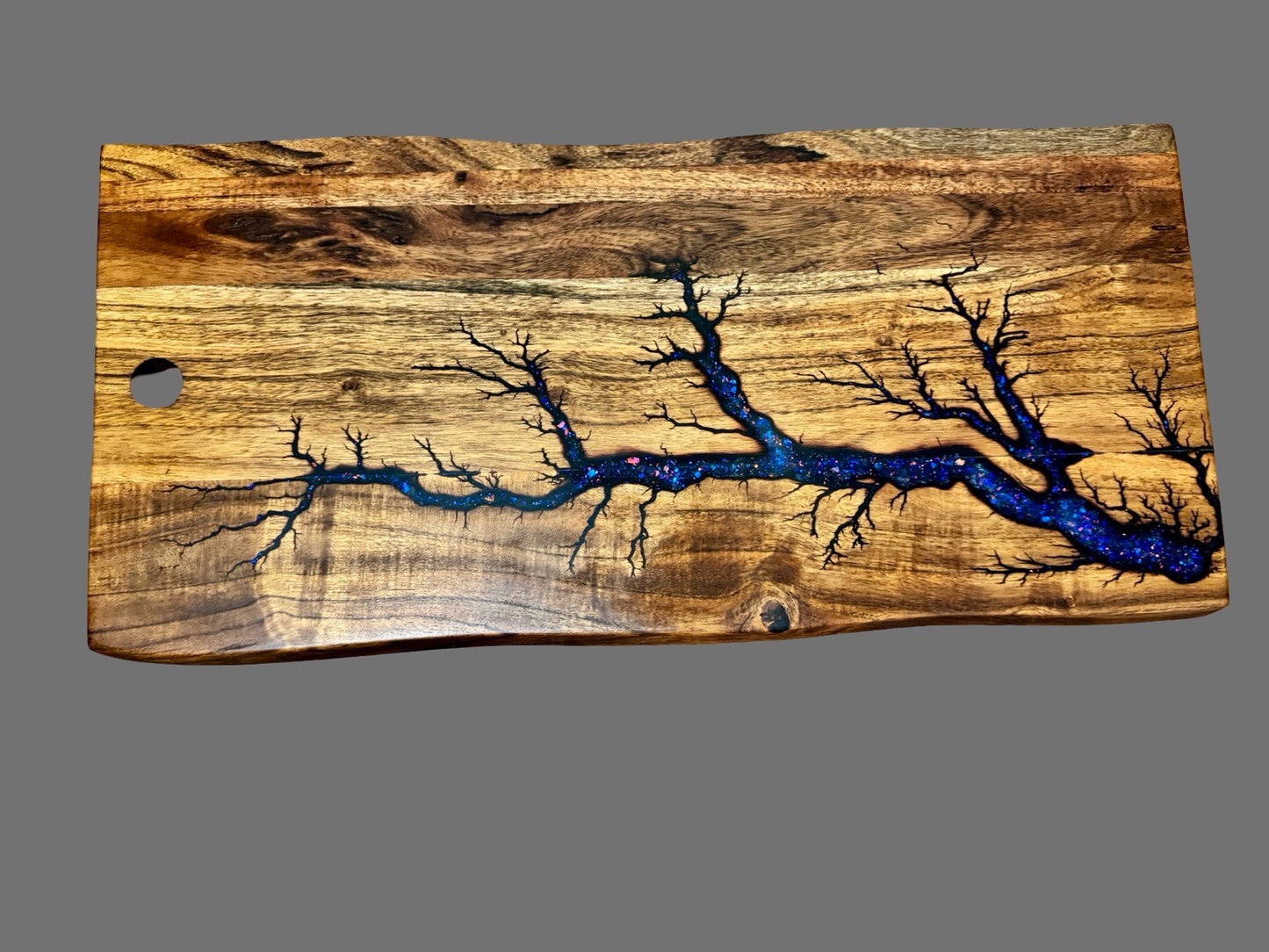 resin boards Australia by Fractal Flow Designs – live edge timber charcuterie and cheese board, East Gippsland Victoria artisan gift.