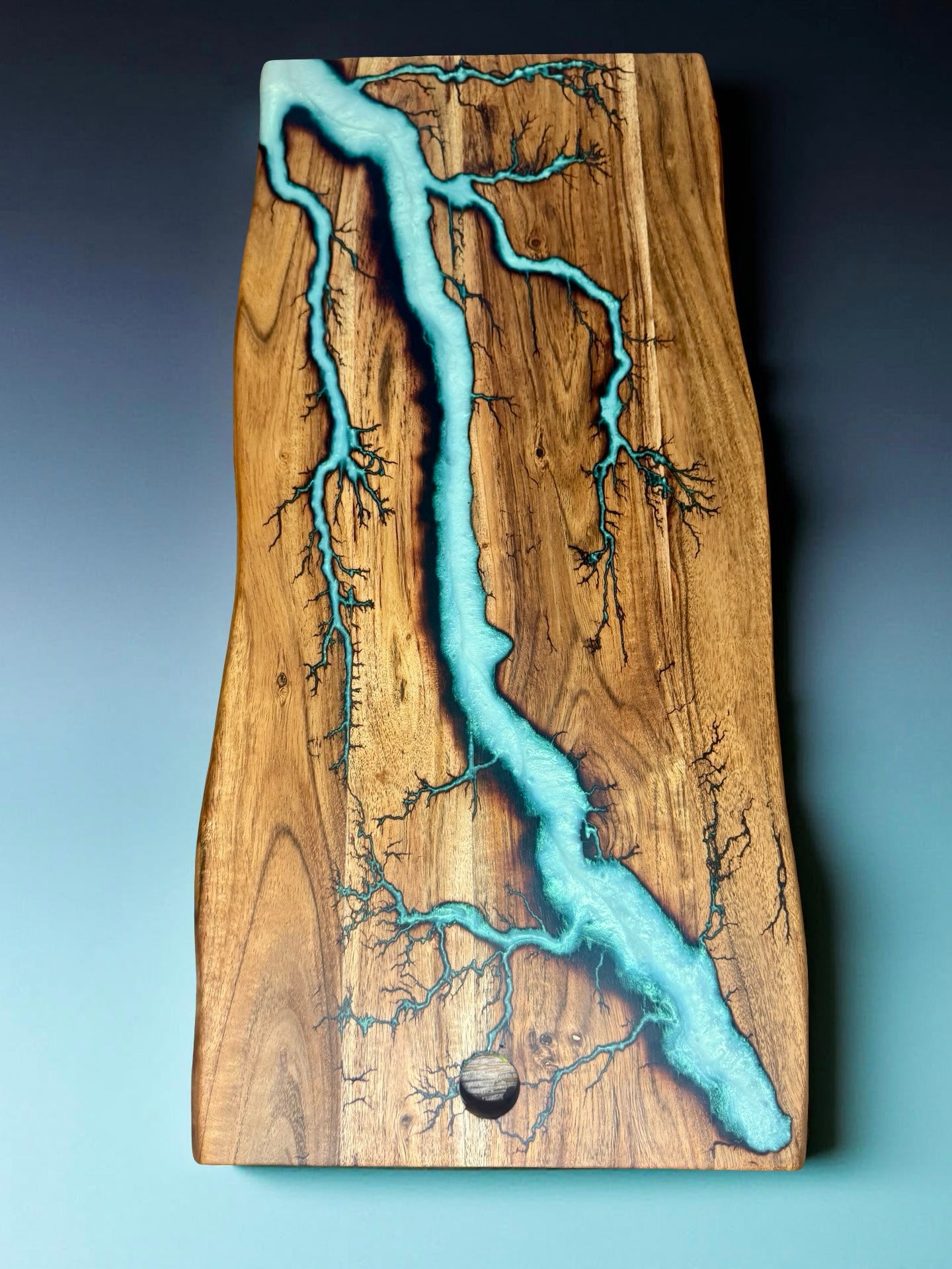 Australian resin charcuterie board handcrafted timber serving platter by Fractal Flow Designs East Gippsland