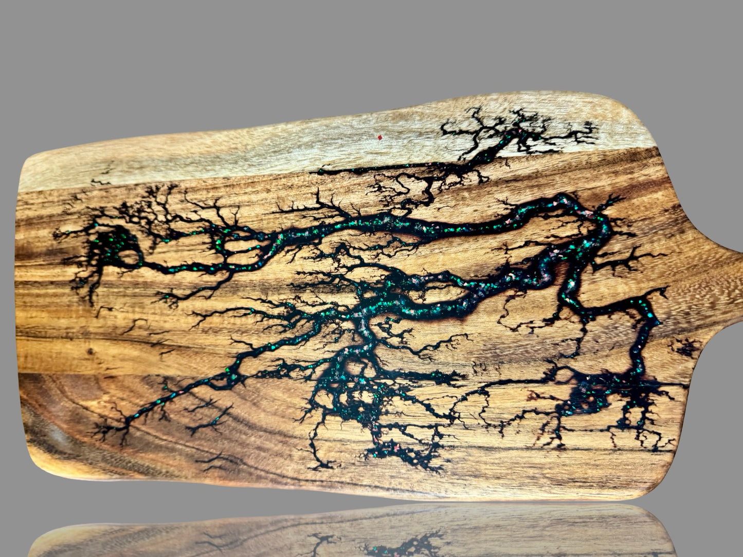 Handmade resin cheese paddle board – premium serving board Australia