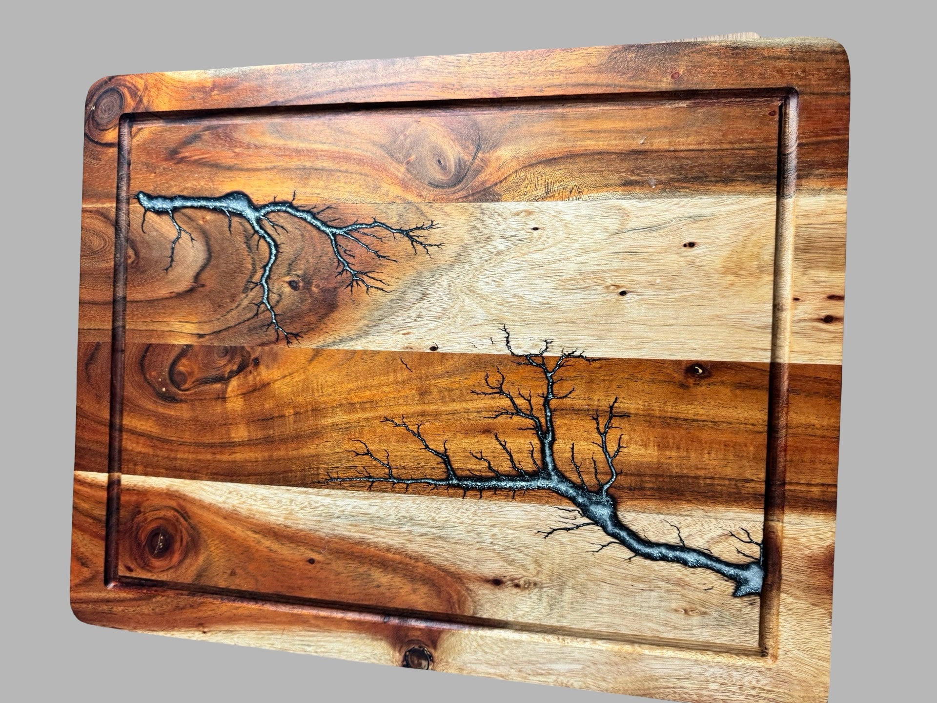 Best Resin chef boards handcrafted in Australia by Fractal Flow Designs — luxury cutting surface built for performance