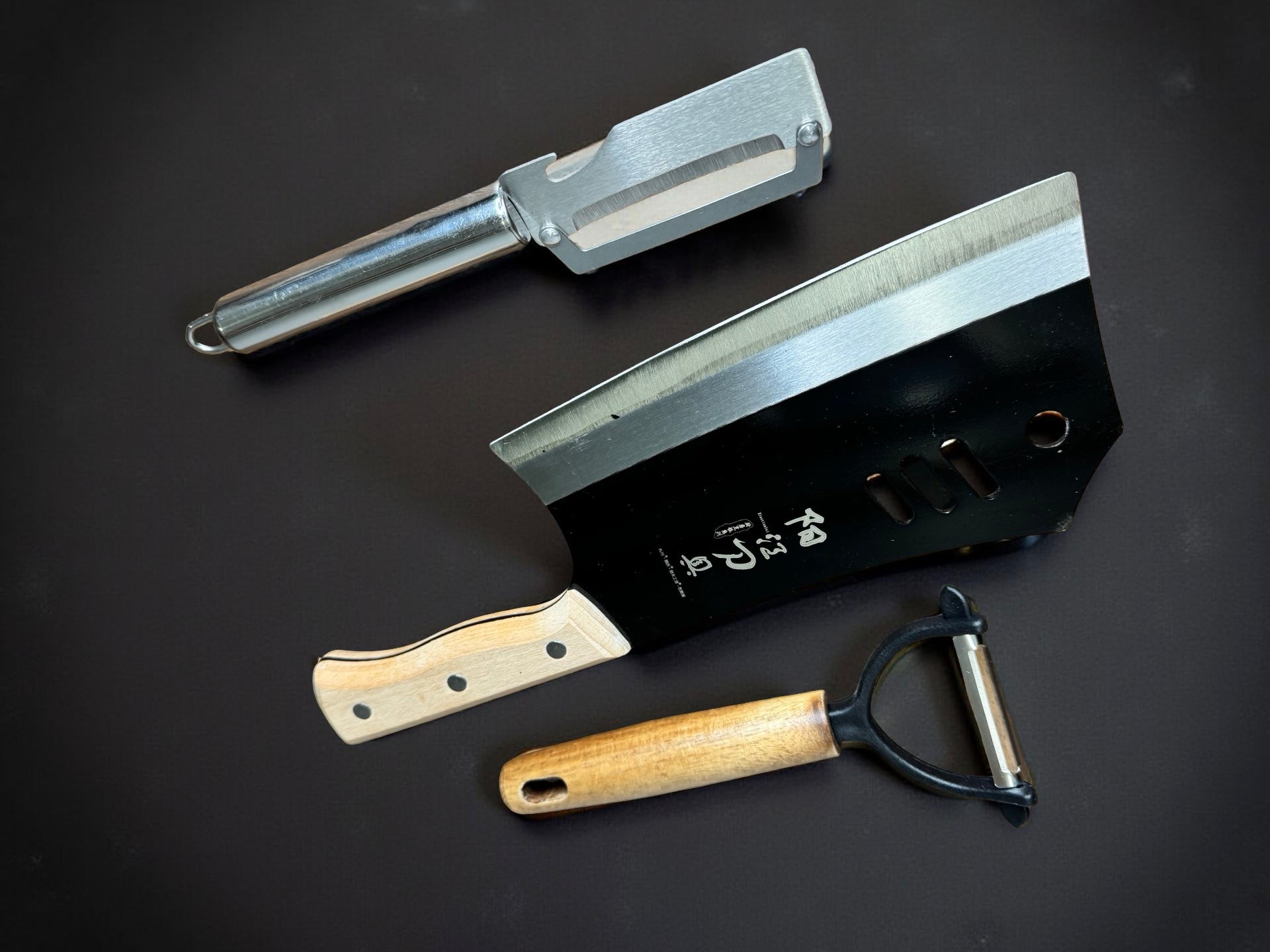 Handcrafted butcher cleaver Australian made by Fractal Flow Designs Australia