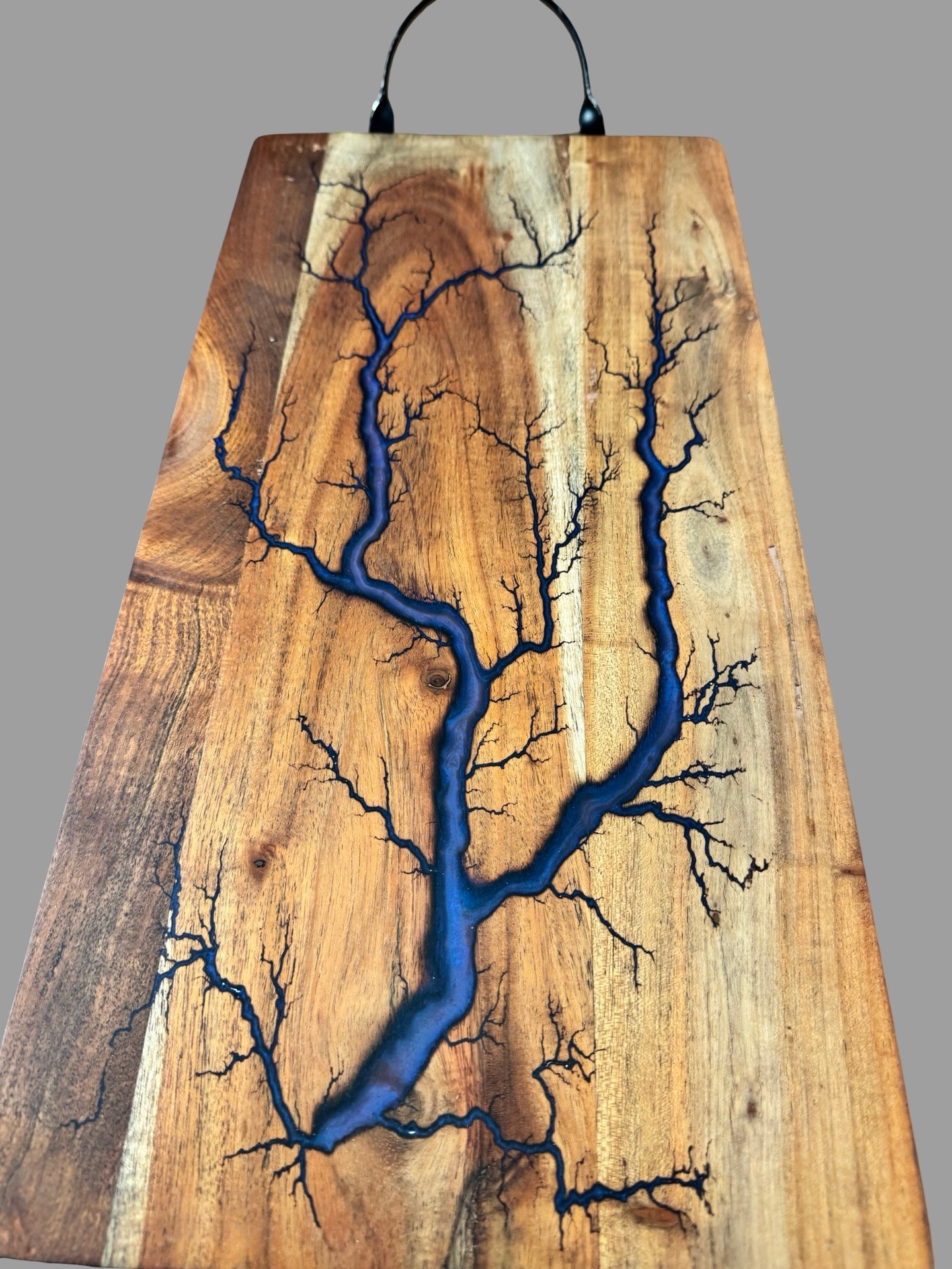 Handcrafted timber and resin serving board made in Victoria by Fractal Flow Designs — Australian resin board designed for elegant entertaining and everyday use.