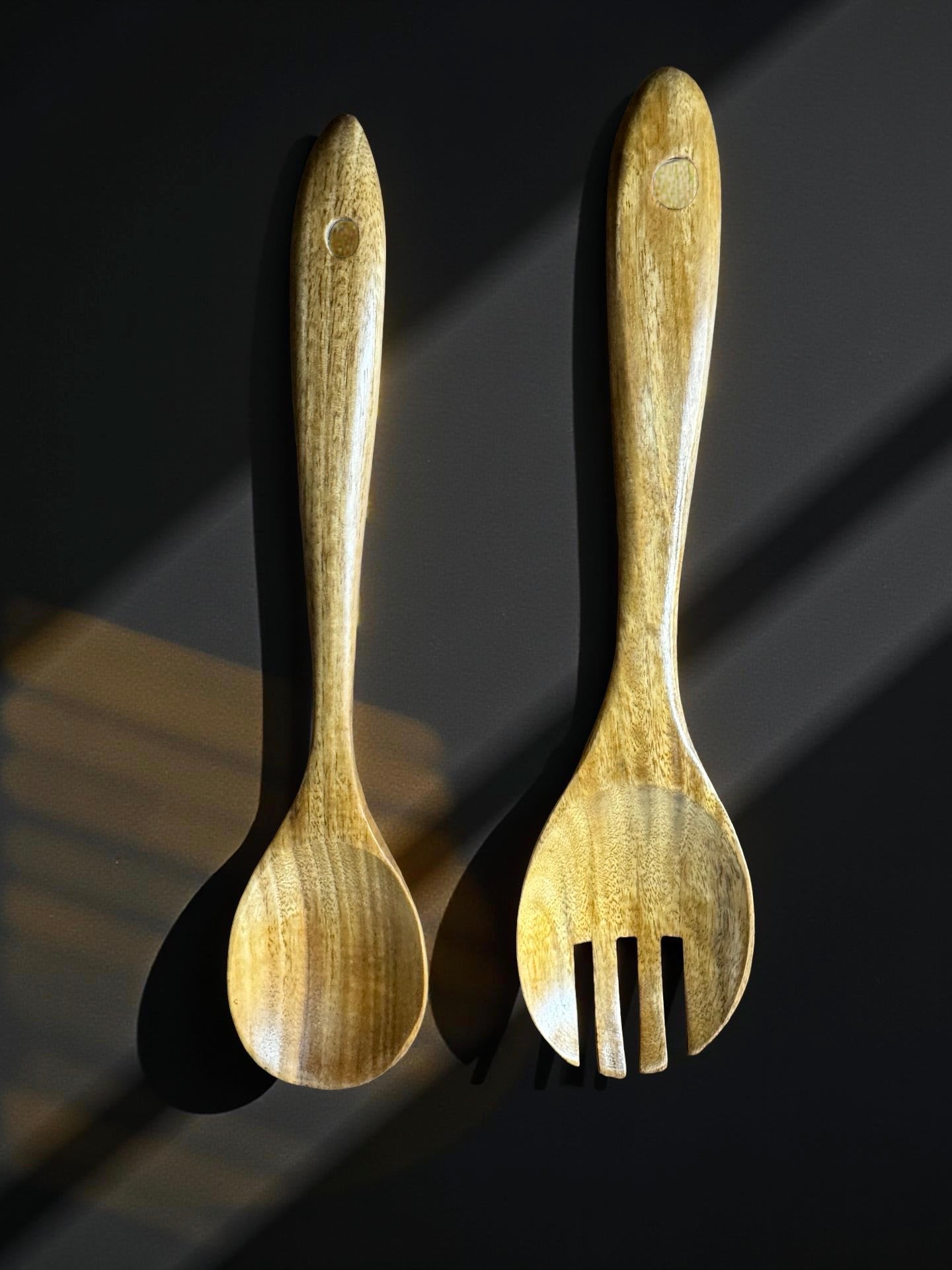 Sustainable Australian wood utensils for kitchen Fractal Flow Designs East Gippsland