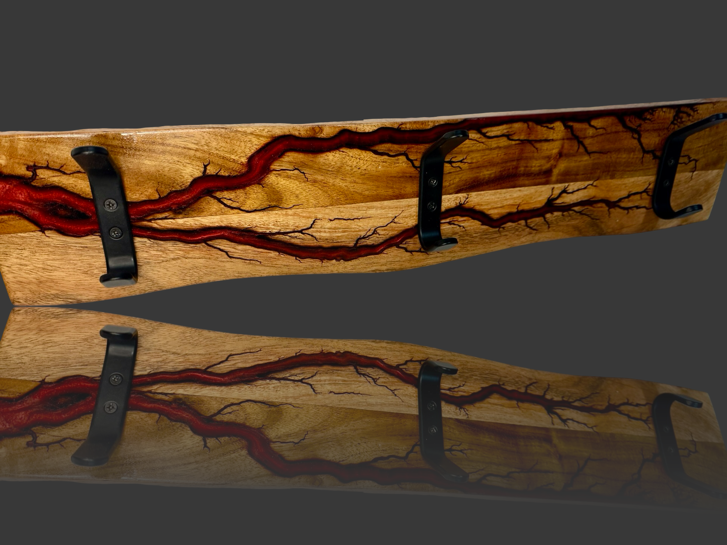 Unique resin wall coat rack – premium handcrafted timber hanger Victoria Australia
