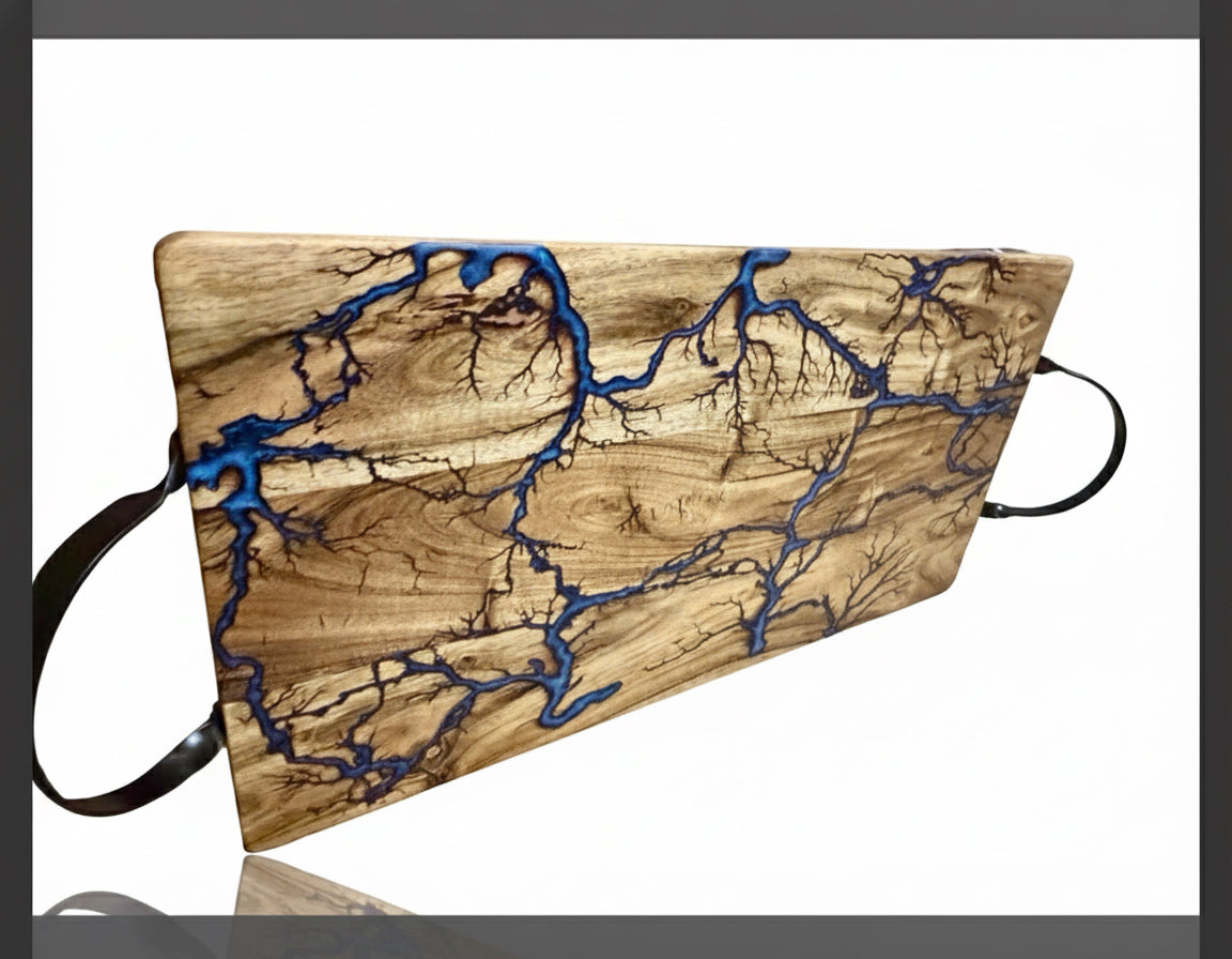 Luxury Australian resin serving board by Fractal Flow Designs – cheese board and grazing tray, ships Australia-wide