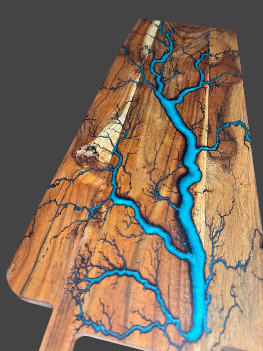 Charcuterie board by Fractal Flow Designs – handcrafted Australian hardwood with resin art and fractal burning. Premium serving board for cheese, grazing, and entertaining. Artisan timber resin platter made in Bairnsdale Victoria, perfect gift for weddings.