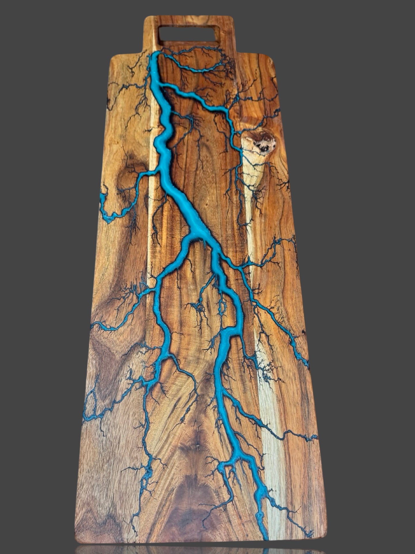 Fractal Flow Designs resin charcuterie board – handcrafted Australian hardwood with fractal burning. Premium artisan serving platter for cheese, grazing, and charcuterie. Made in Bairnsdale Victoria. Ideal for weddings, birthdays, anniversaries, and housewarmings.