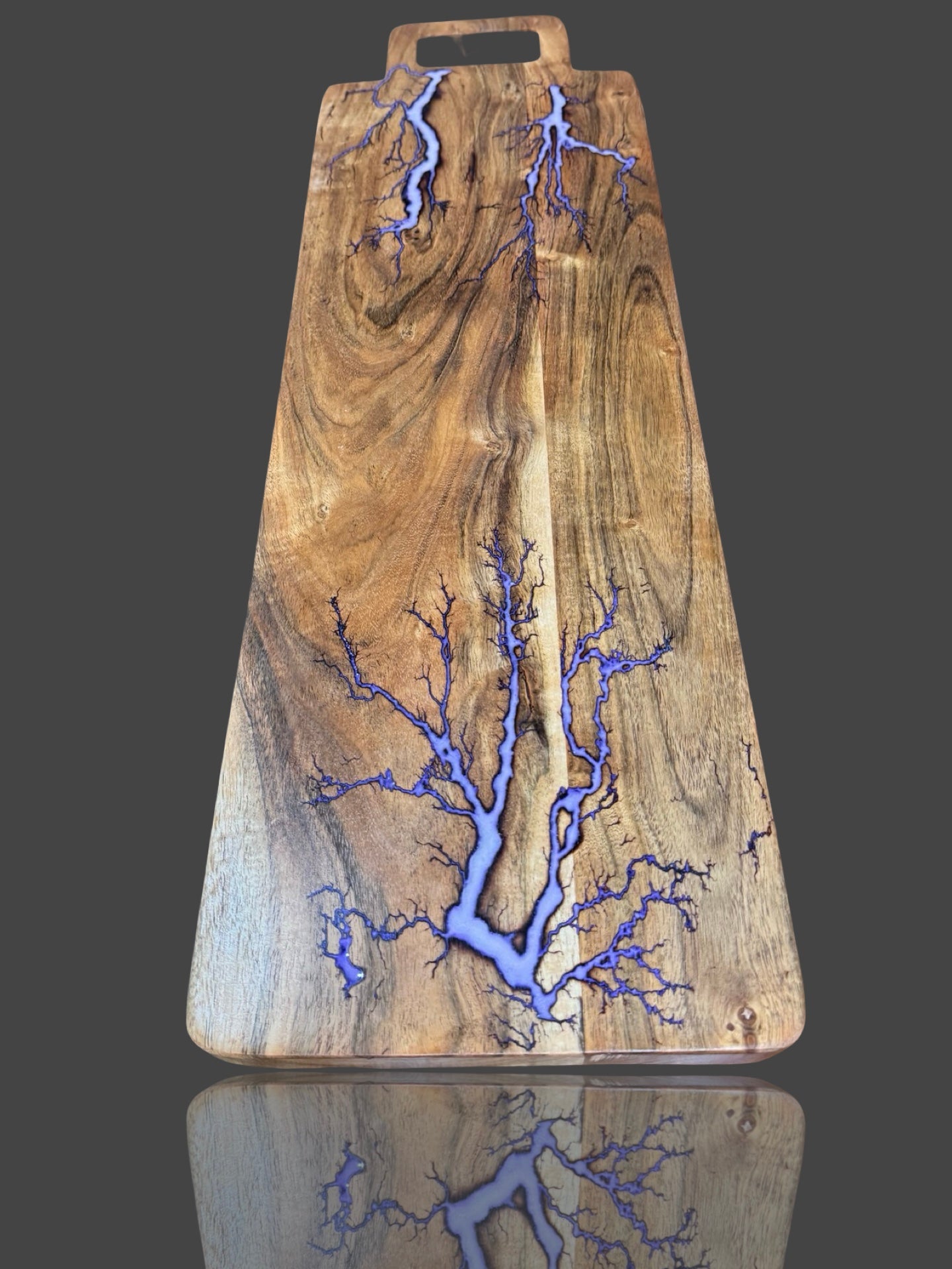 Resin charcuterie grazing board handcrafted by Fractal Flow Designs – Australian hardwood with resin artistry and fractal burning. Premium timber platter for cheese, grazing, and entertaining. Made in Bairnsdale Victoria, artisan gift for weddings and birthdays.