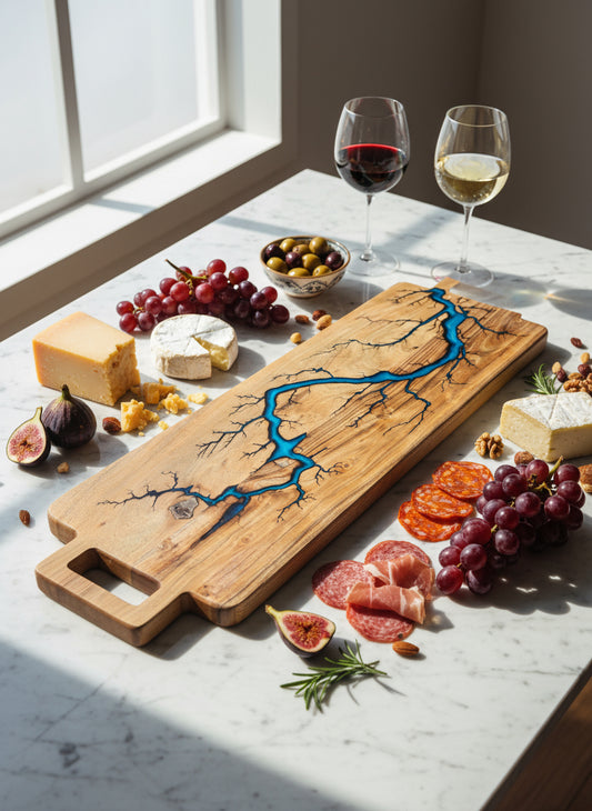 Premium Australian resin grazing board artisan crafted