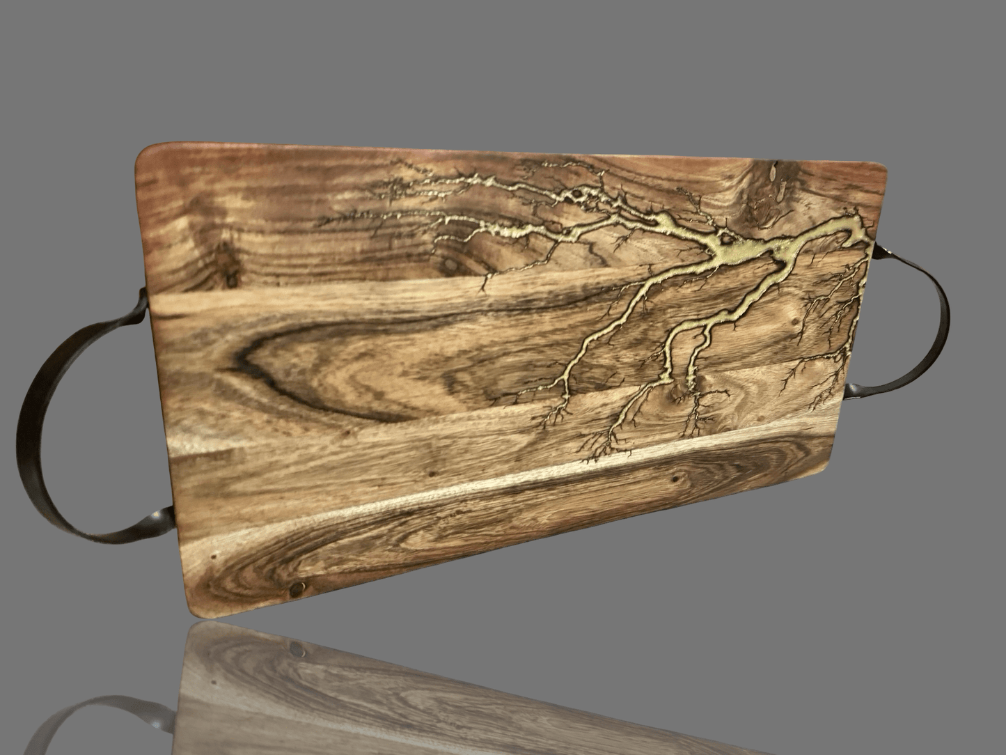 Resin serving board handcrafted by Fractal Flow Designs in Bairnsdale. Premium Australian hardwood with unique resin inlay, ideal for cheese lovers, grazing tables, or charcuterie spreads. The perfect Australian-made gift board