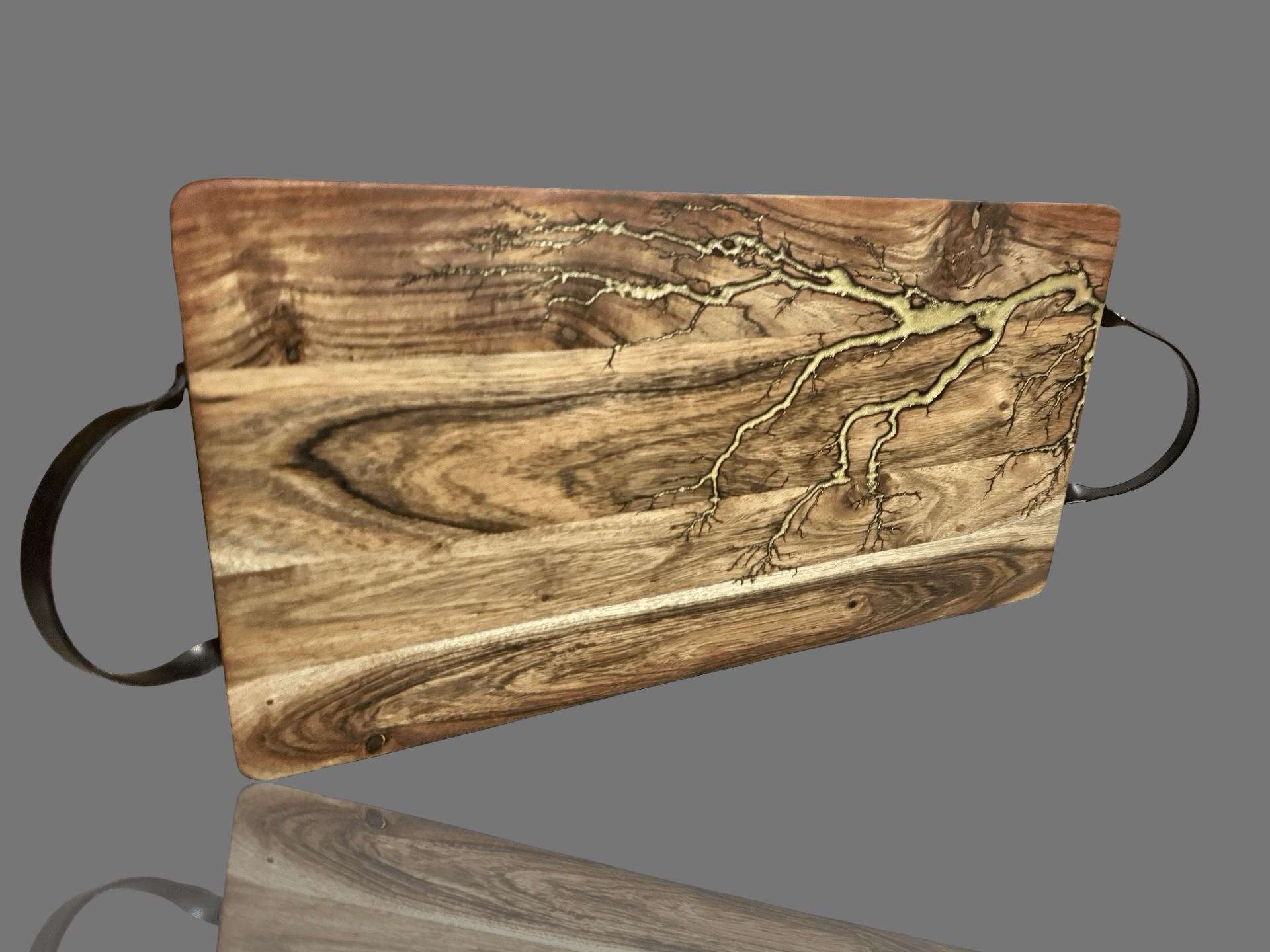 Resin serving board handcrafted by Fractal Flow Designs in Bairnsdale. Premium Australian hardwood with unique resin inlay, ideal for cheese lovers, grazing tables, or charcuterie spreads. The perfect Australian-made gift board