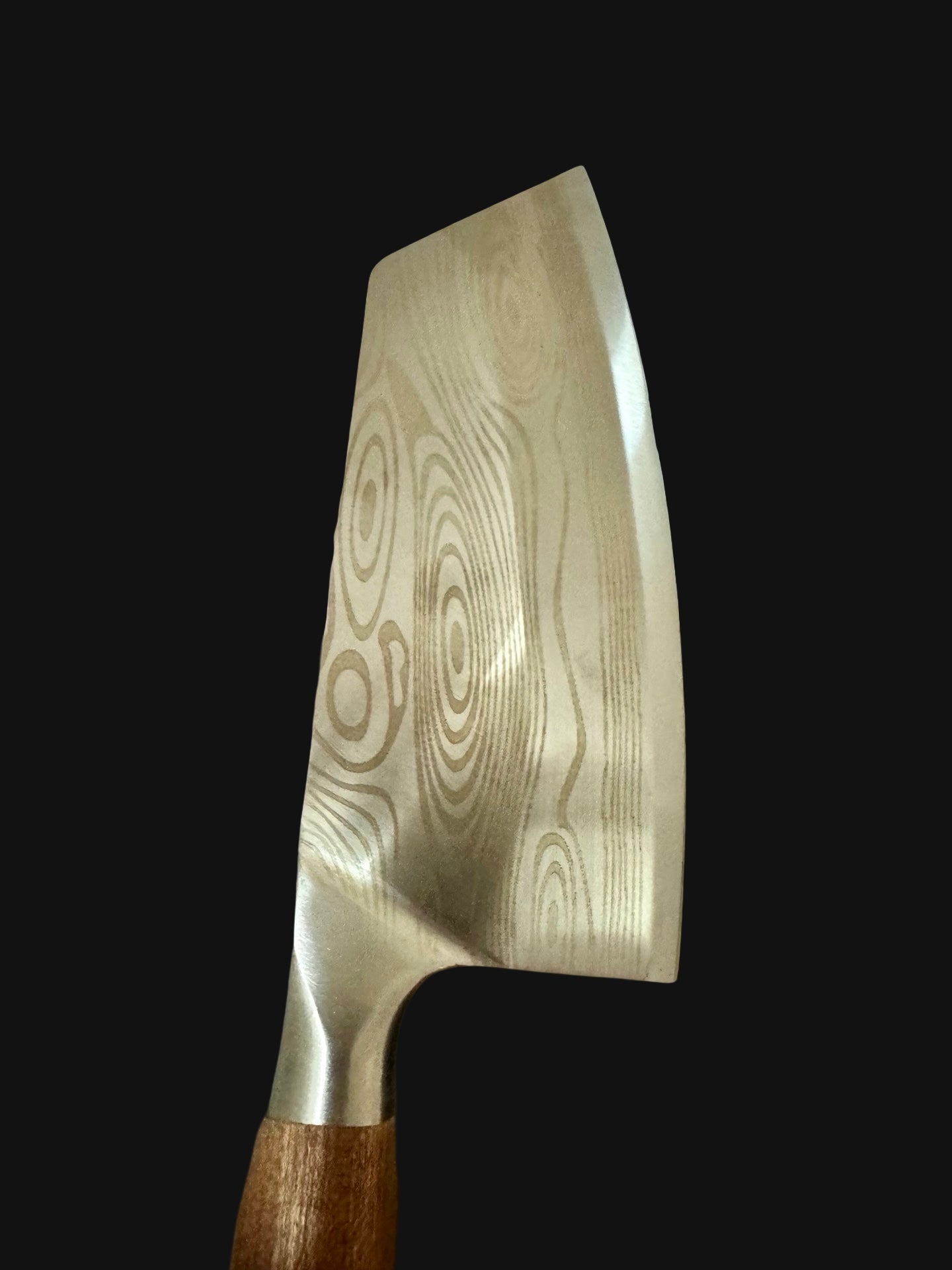 High-quality folded steel Japanese cleaver – forged blade ideal for cutting meat, bone, and vegetables, Australian kitchenware.