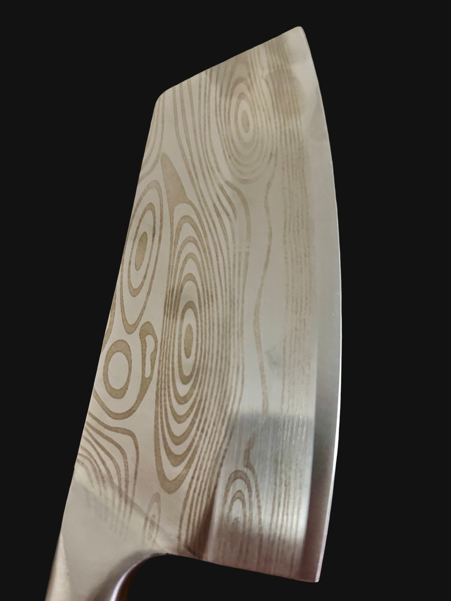 Japanese-style forged steel cleaver – folded steel construction for durability and precision, premium kitchen knife Australia.