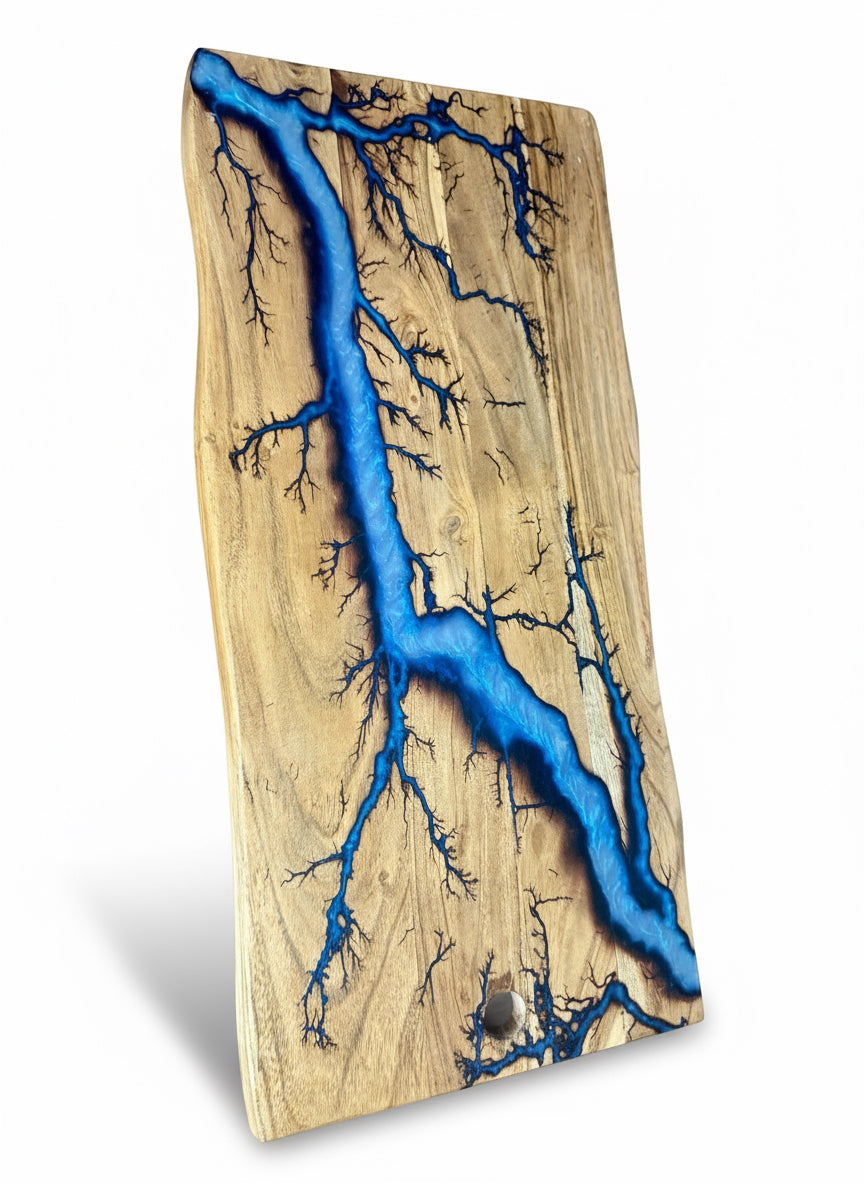 Handcrafted resin board for cheese platter or charcuterie made by Fractal Flow Designs Resin Boards Australia