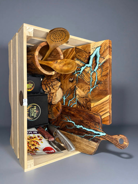 Premium handcrafted resin board hamper Victoria Australia