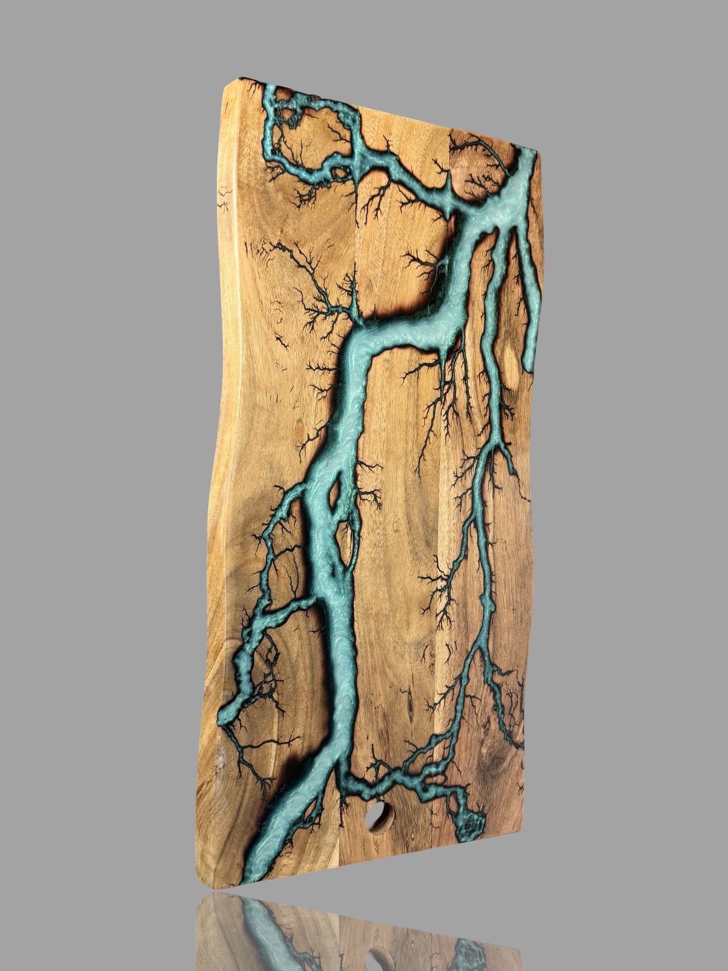 Handcrafted live edge serving platter resin art design food safe resin board Australia wide shipping