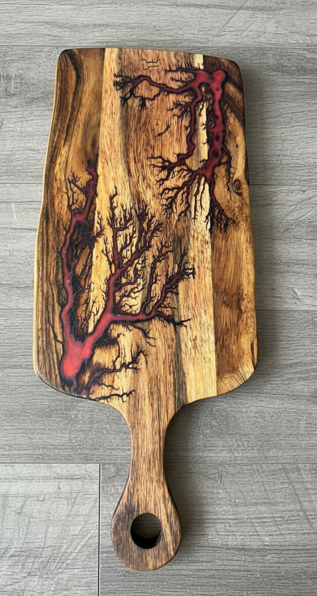 Premium resin cheese board handcrafted in East Gippsland using sustainable Australian timber