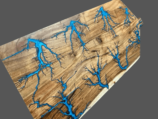 One-of-a-kind large grazing paddle resin board – handmade in Victoria, Australia, artisan timber serving platter designed for cheese lovers, charcuterie spreads, and special occasion entertaining.