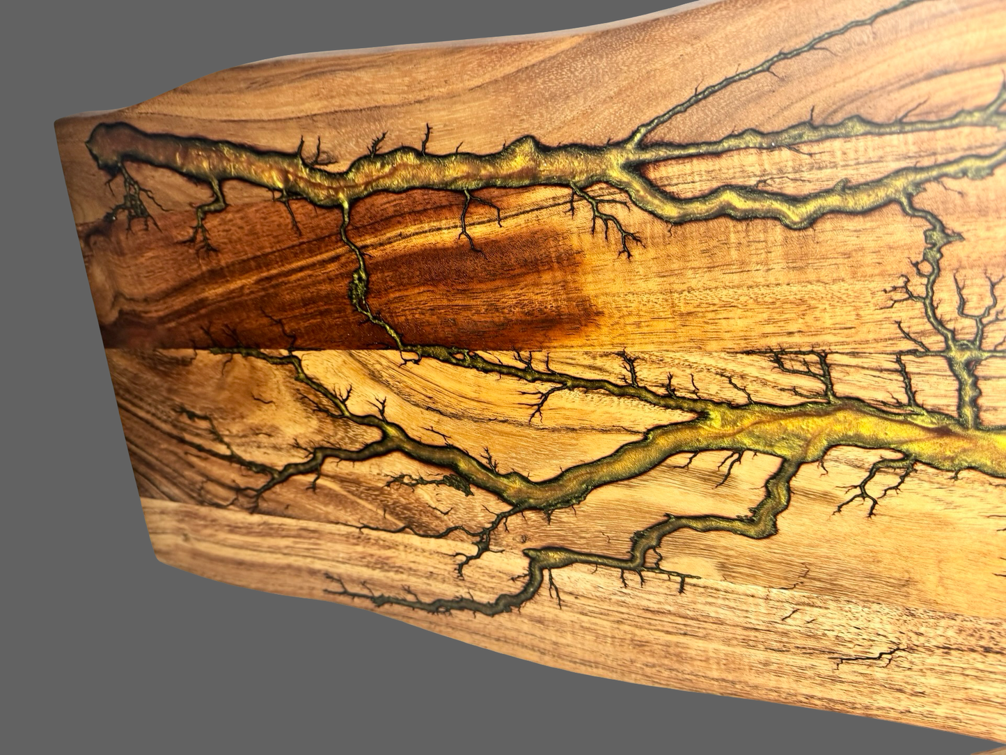 Australian-made live edge serving and grazing board – resin artistry by Fractal Flow Designs, premium charcuterie platter for entertaining and special occasions