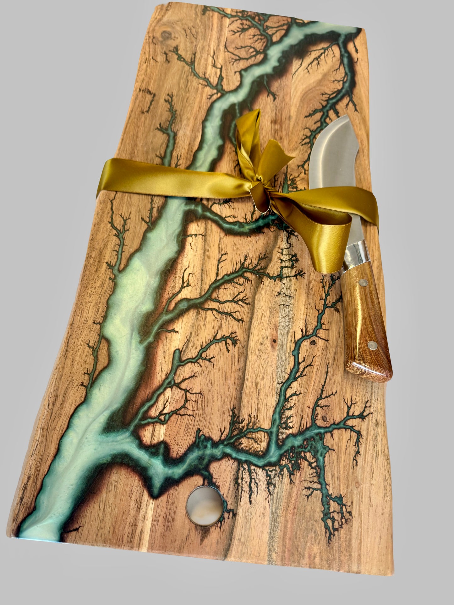 Fractal Flow Designs resin board handcrafted in East Gippsland Australia