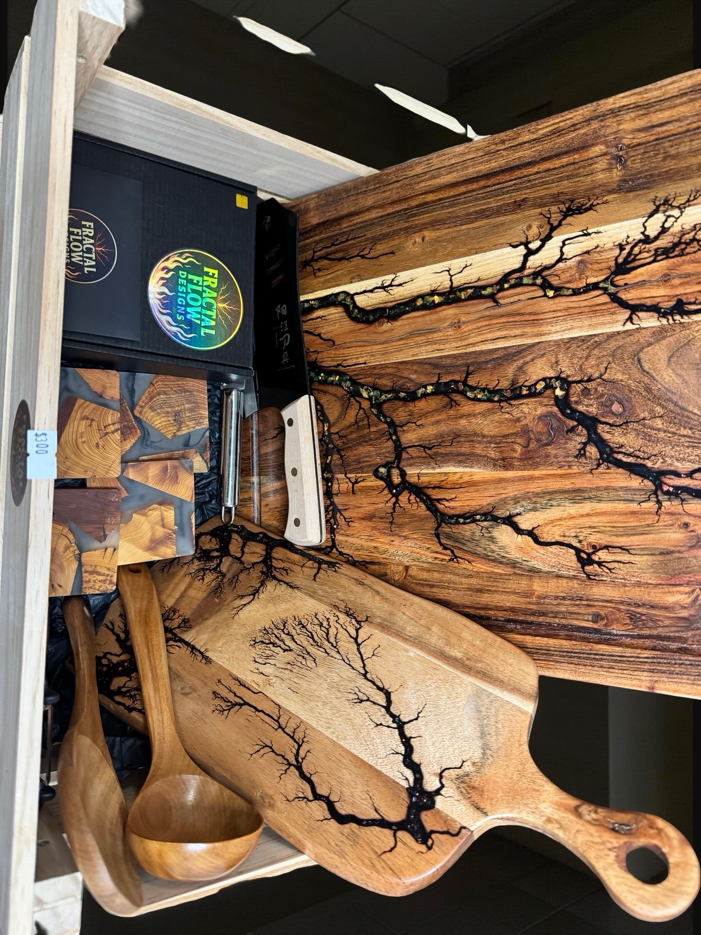 Resin charcuterie gift box for gourmet entertaining Victoria