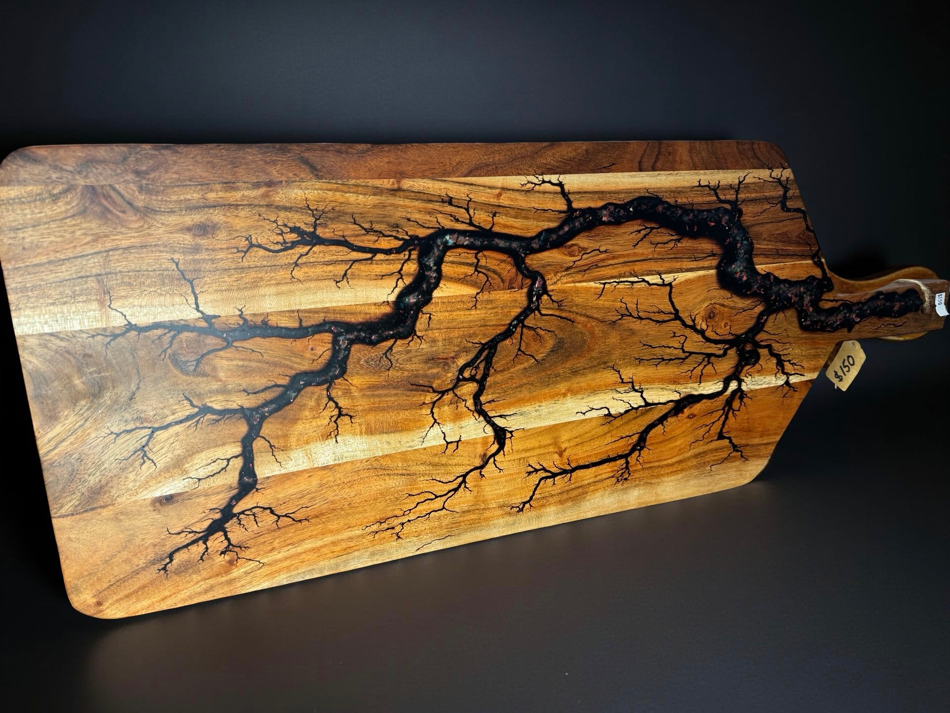 Premium large serving paddle resin boards Australia artisan made for cheese and grazing spreads