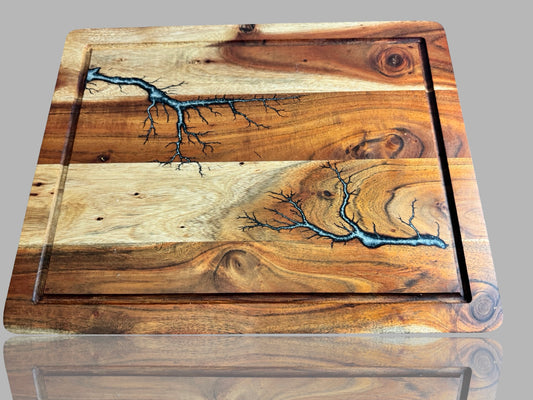 Australian resin chef chopping board by Fractal Flow Designs — designed for professional kitchens and high-end presentation.