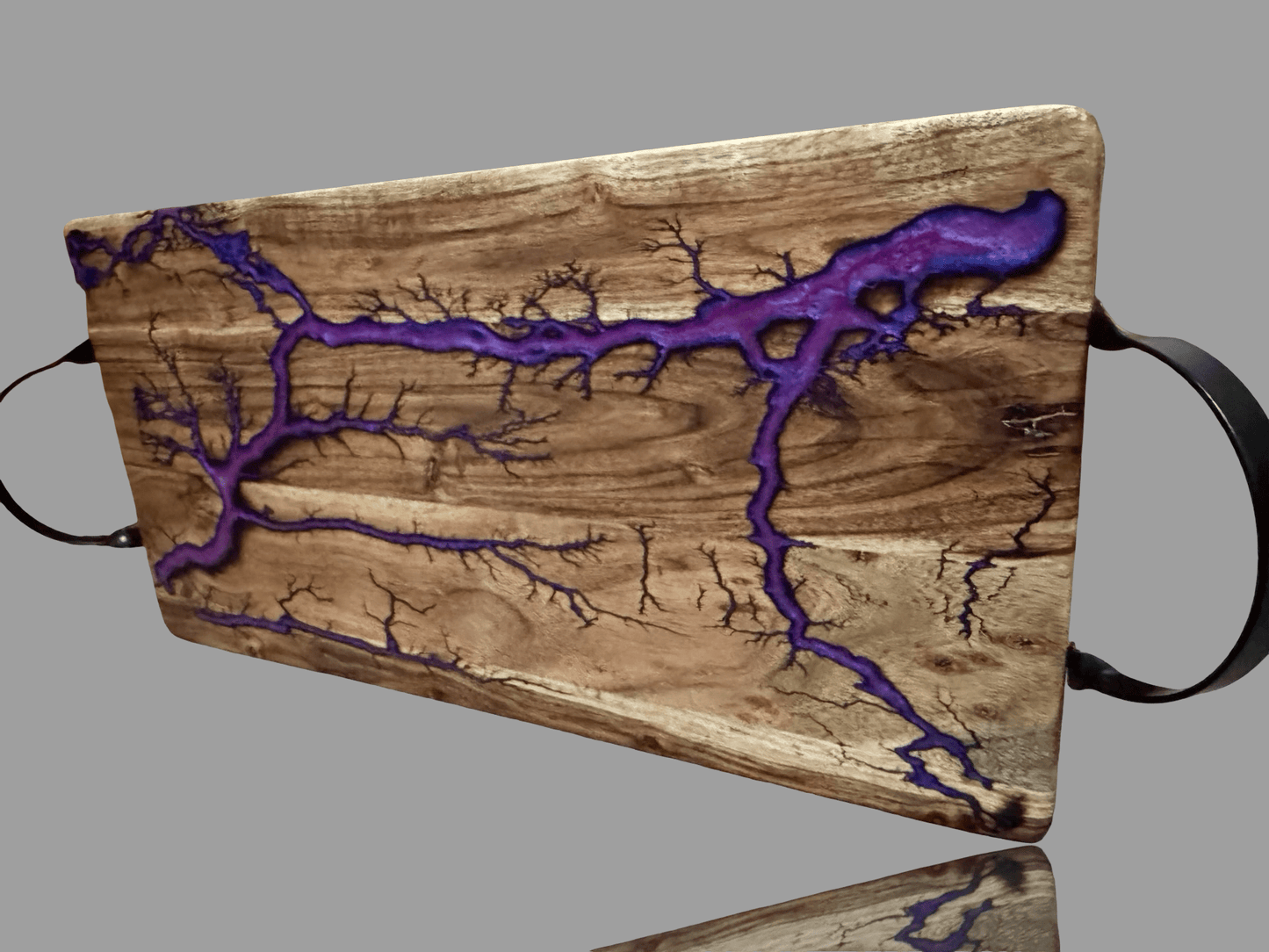 Timber and resin serving board by Fractal Flow Designs, made in Victoria, Australia. Food-safe hardwood grazing platter perfect for charcuterie, cheese boards, and entertaining. Premium artisan gift piece shipped Australia-wide