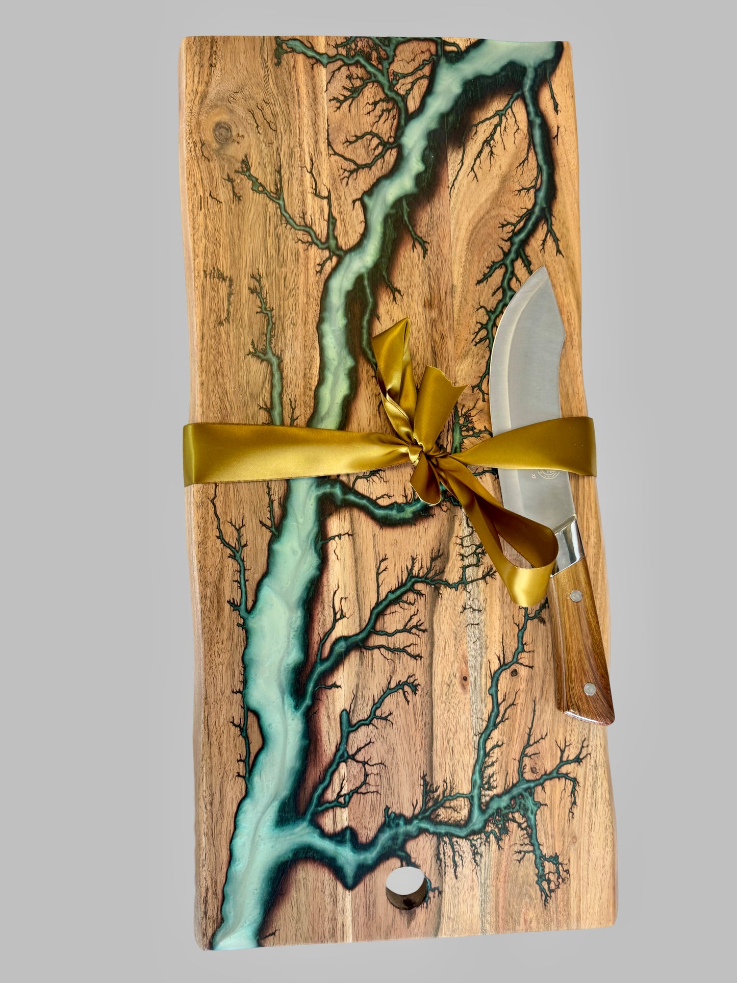 Fractal Flow Designs resin board gift set handcrafted in East Gippsland Australia