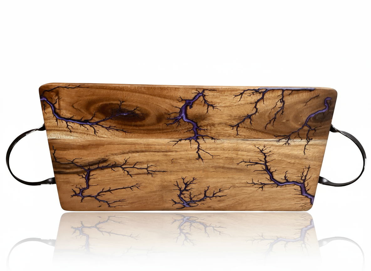 Australian-made resin serving board, premium grazing platter style