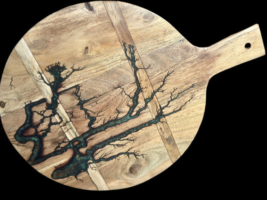 Australian made resin cheese board by Fractal Flow Designs Victoria