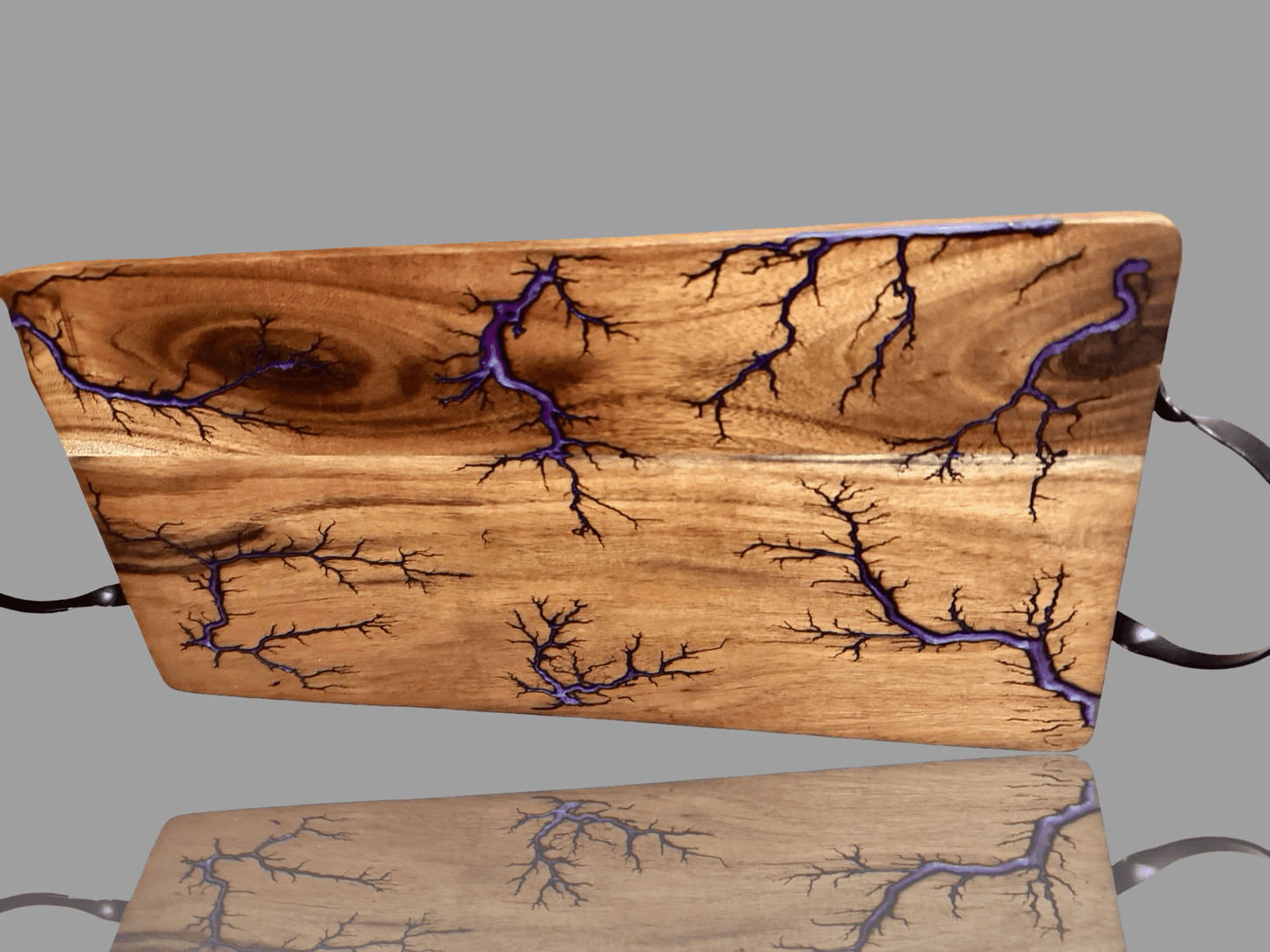 Fractal Flow Designs resin serving board, handmade in Bairnsdale. Premium Australian hardwood with food-safe resin waves, perfect for entertaining, cheese platters, and grazing tables. Gift-worthy artisan board for special occasions