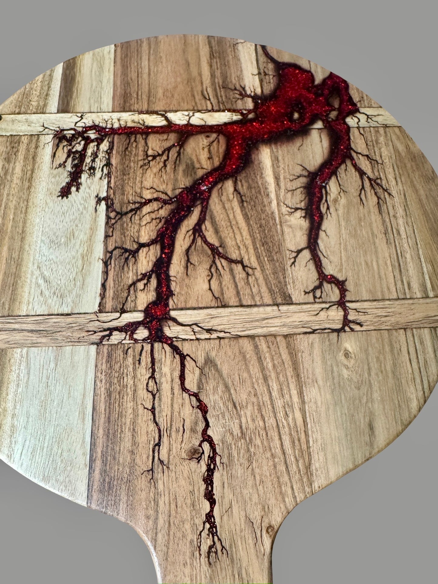 Australian made red flash resin cheese platter perfect for gifts and home entertaining