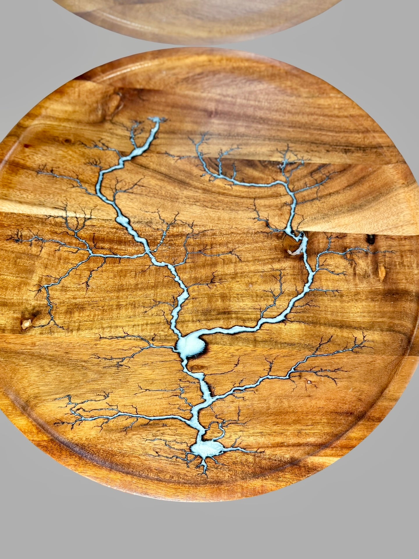 Australian timber and resin serving platter handcrafted by Fractal Flow Designs in Bairnsdale — premium food-safe resin board for entertaining, gifting, and kitchen display