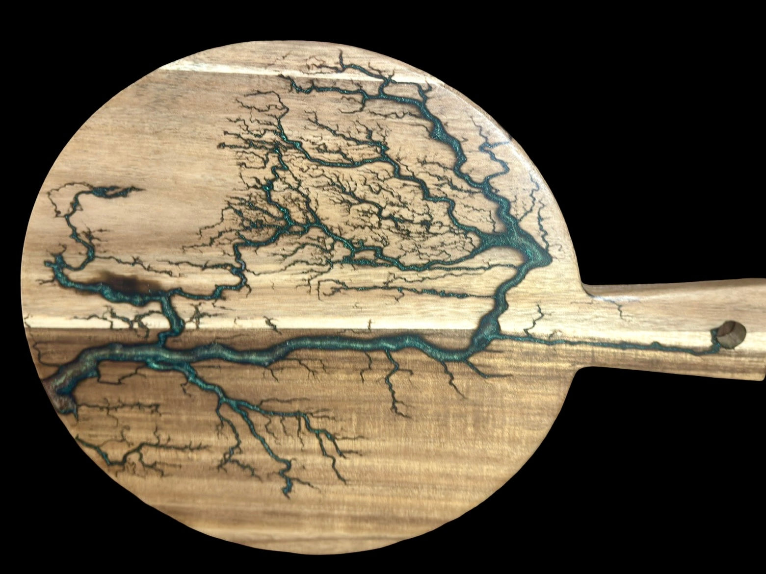 Sustainable timber resin cheese board handcrafted by Fractal Flow Designs Victoria