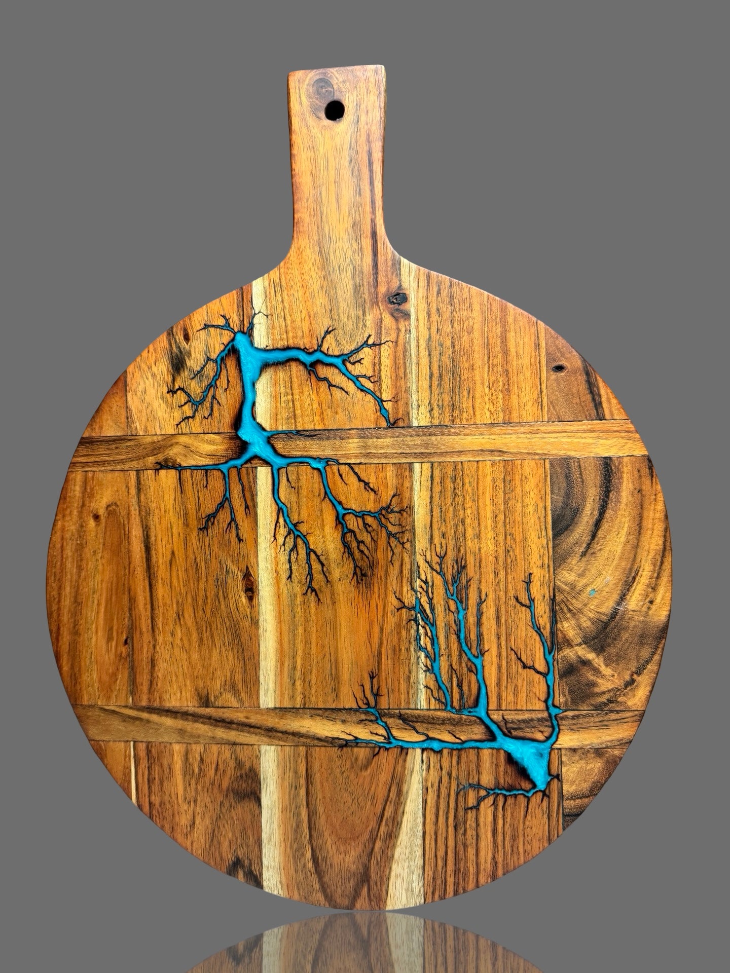 Premium resin cheese board handmade in Bairnsdale, Victoria by Fractal Flow Designs. Australian-made timber platter ideal for weddings, birthdays, or luxury home entertaining.