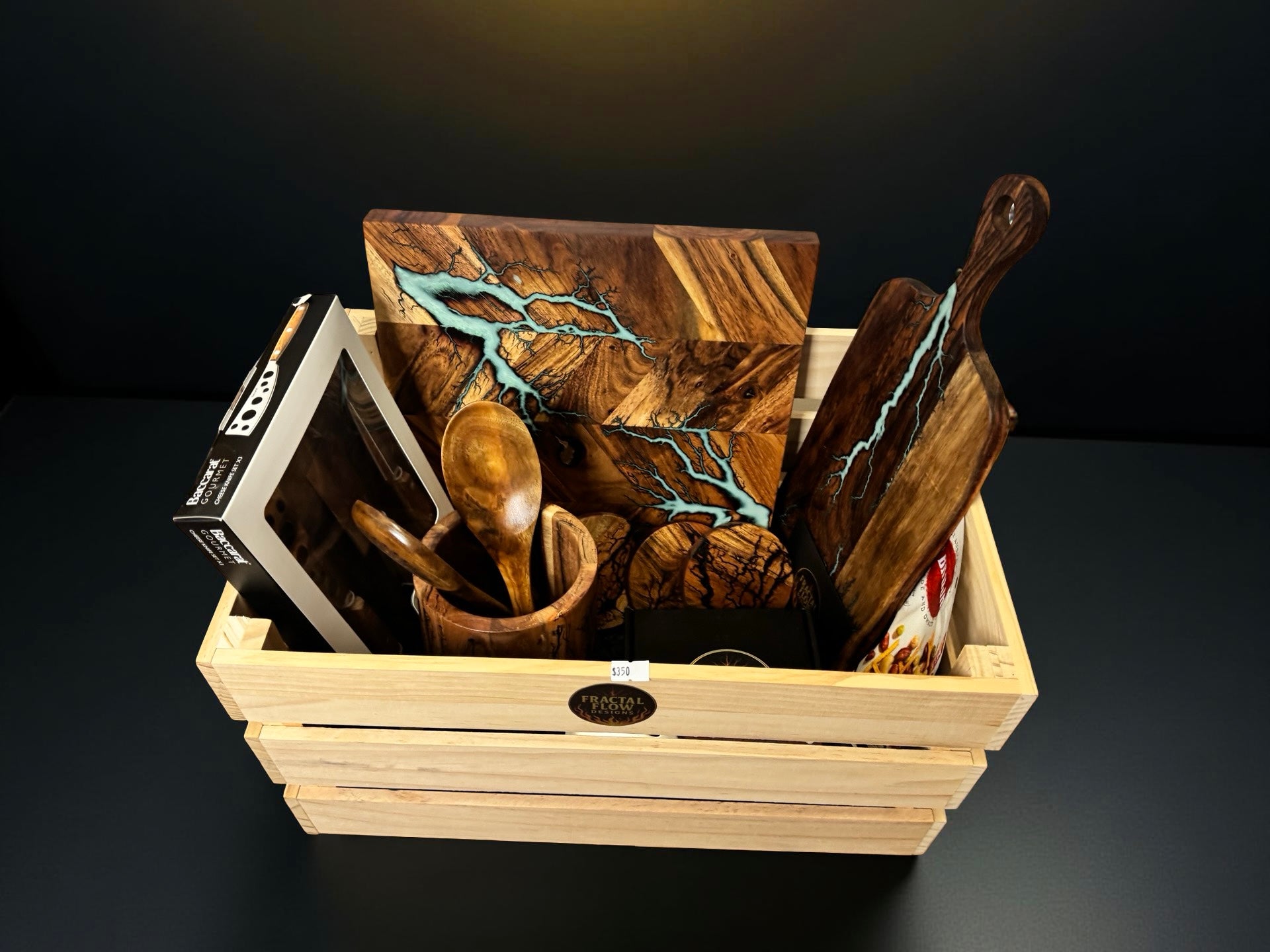 Resin cheese board luxury gift box East Gippsland craftsmanship