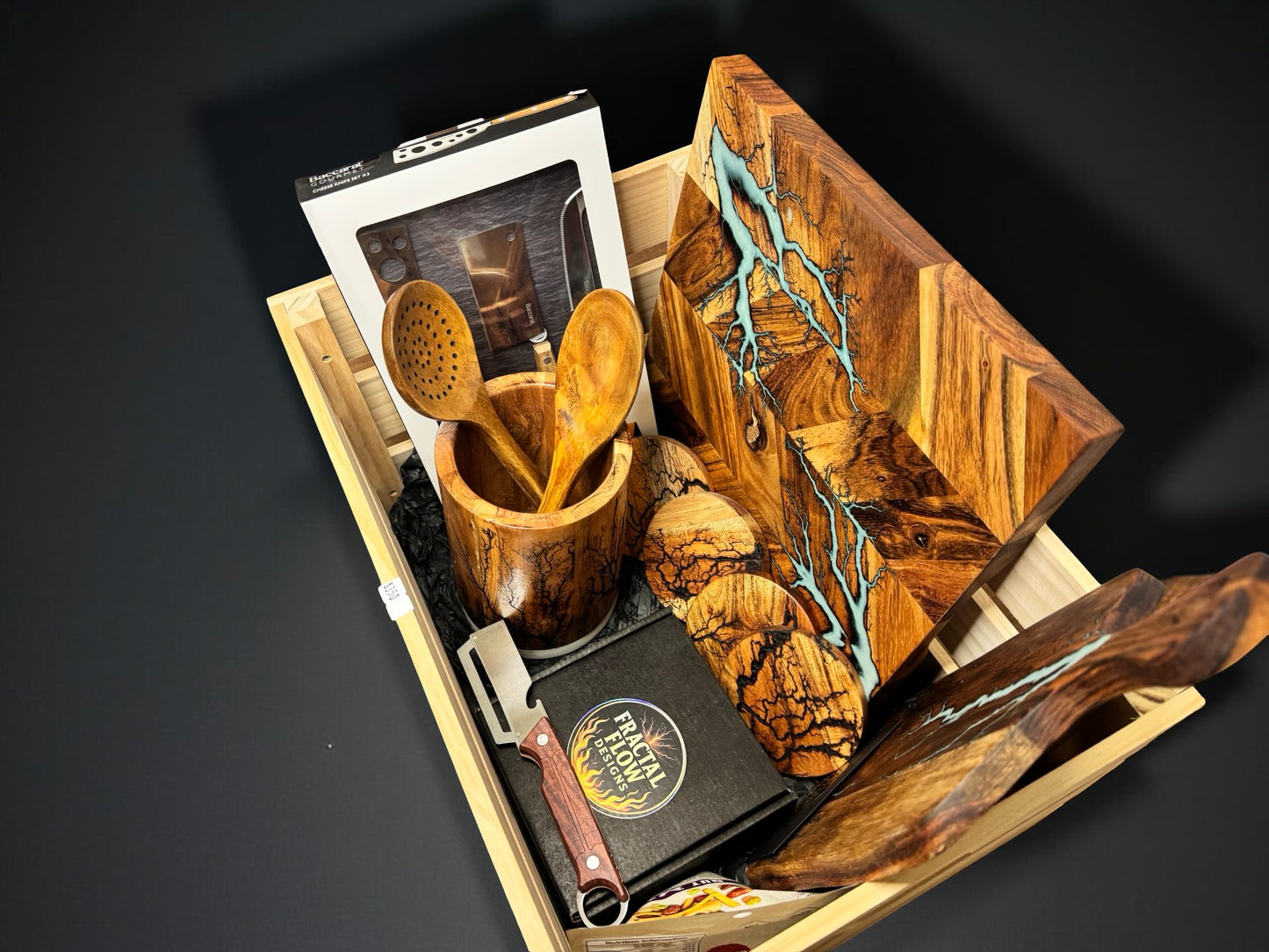 Resin gift set for food lovers by Fractal Flow Designs Australia