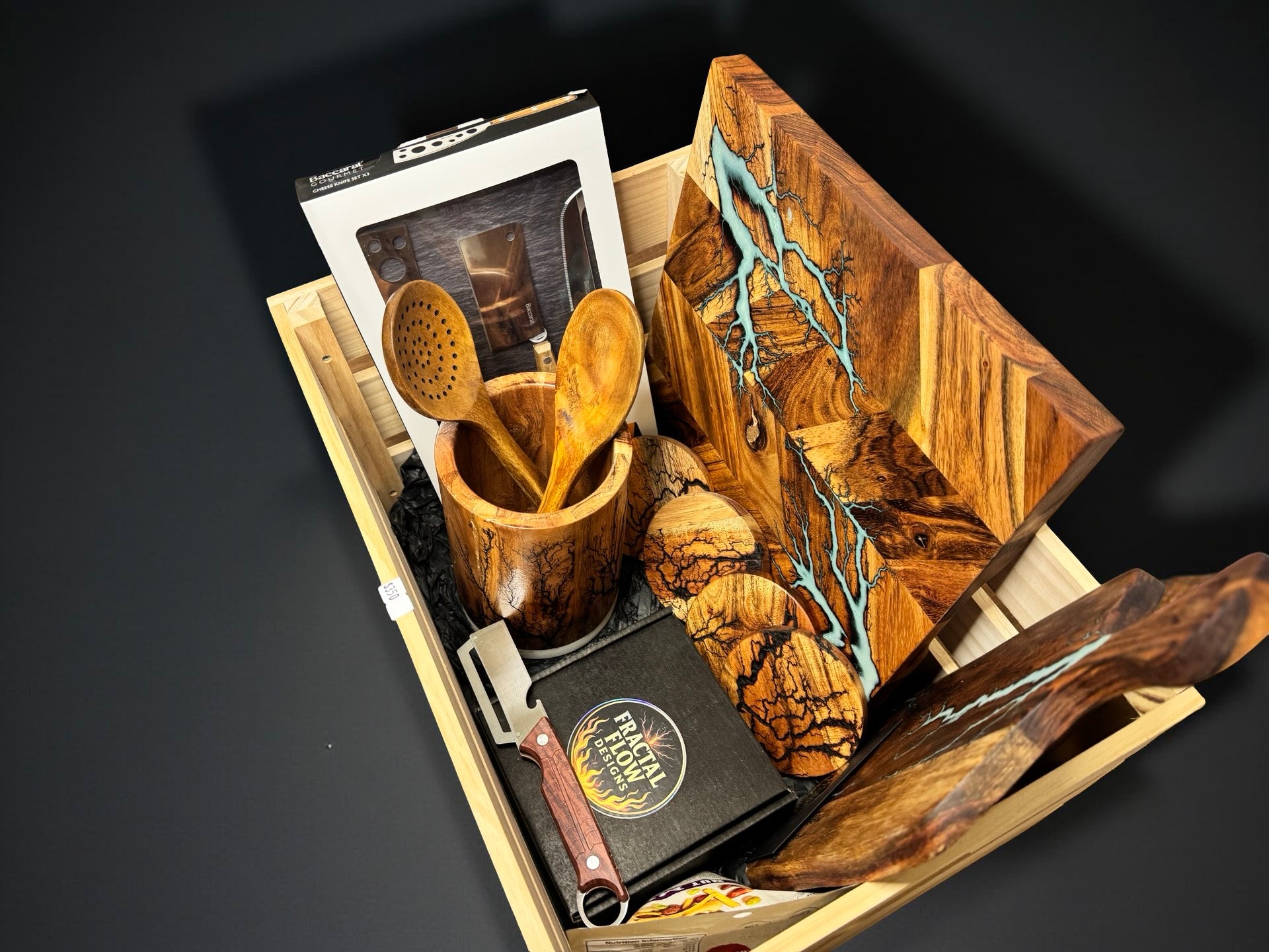 Resin gift set for food lovers by Fractal Flow Designs Australia