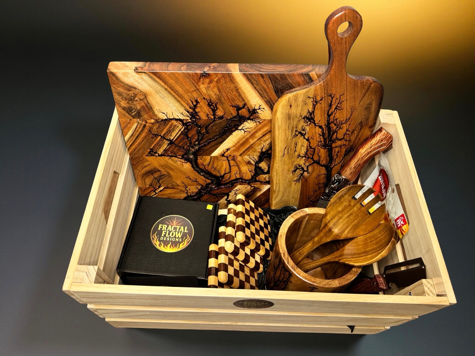 Resin grazing board gift set Victoria Australian made design