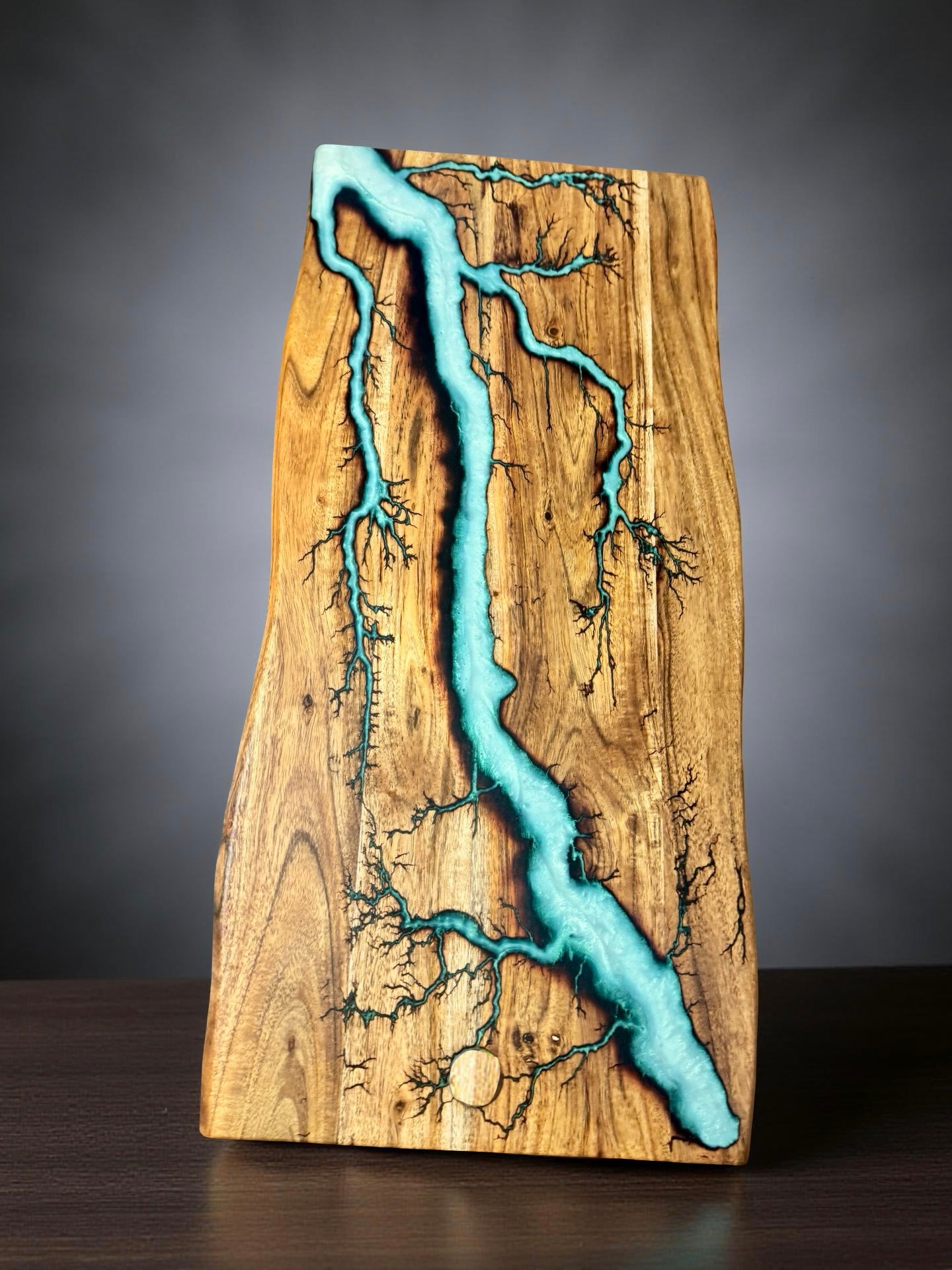 Premium timber and resin charcuterie board Australian made artisan serving board