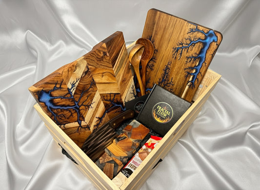 Resin cheese board gift box handcrafted in East Gippsland Australia
