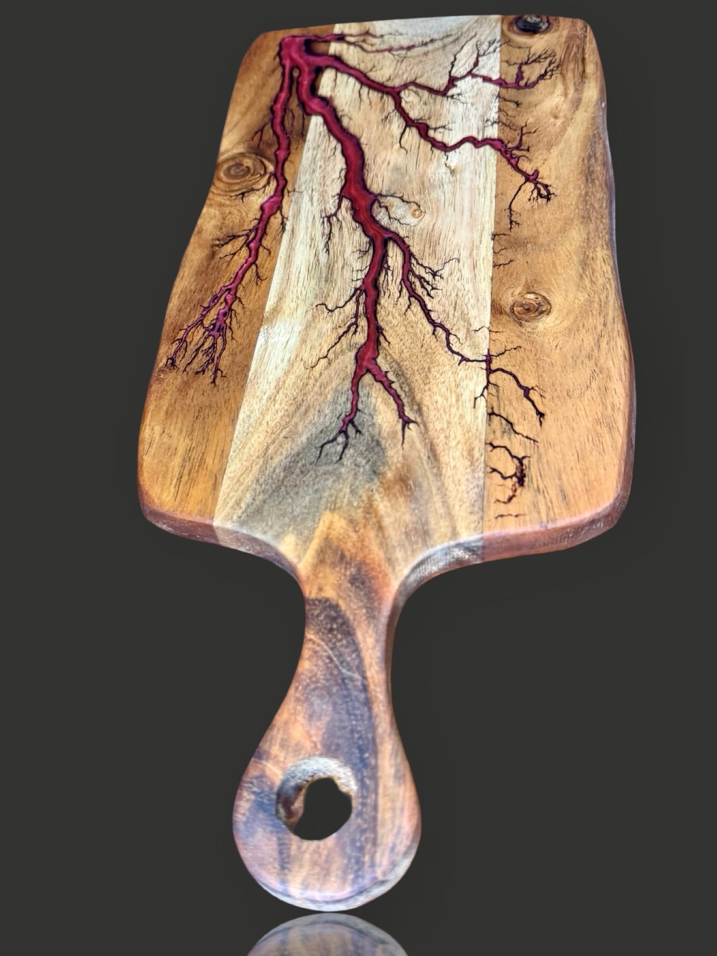 Resin cheese paddle serving board handmade in Bairnsdale, Victoria. Australian-made grazing board gift for weddings, birthdays, and gourmet entertaining.