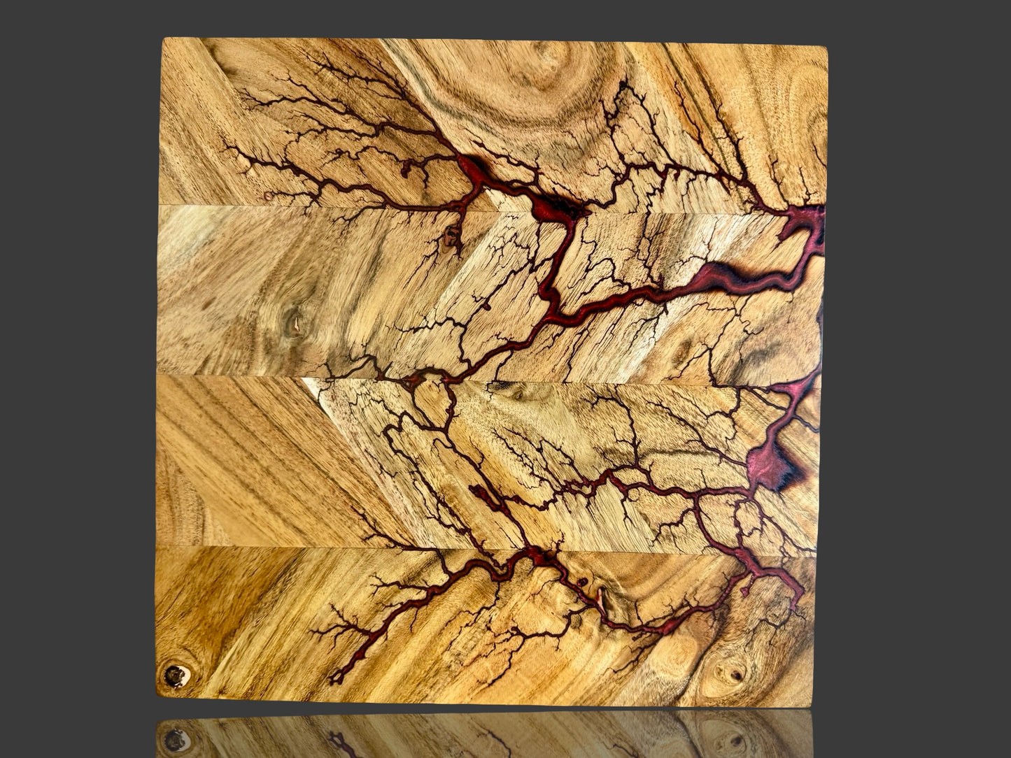 Australian-made resin chopping board | Durable timber carving and serving board with resin art inlay