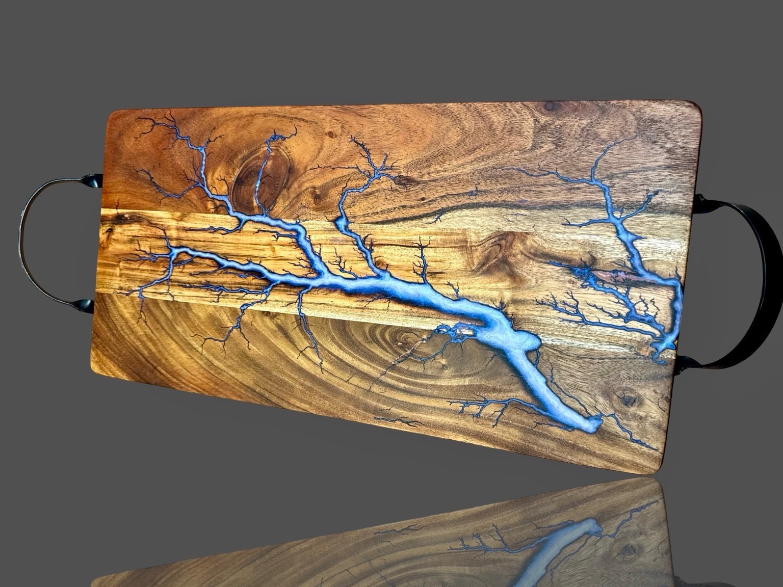 Resin timber serving board handmade in Victoria, Australia for cheese, charcuterie, and grazing