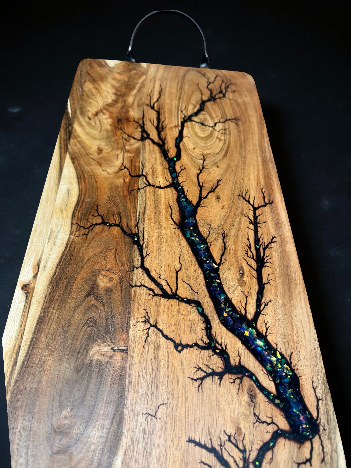 Handmade resin serving board modern Australian entertaining style